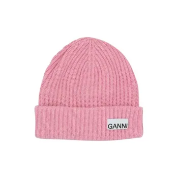 GANNI Rib Knit Acc Beanie