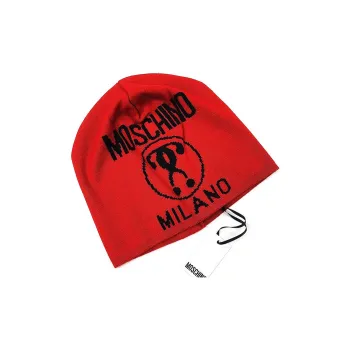 MOSCHINO Beanies Unisex Red