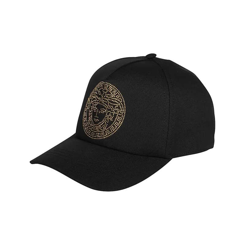 VERSACE Baseball Caps Unisex Black-1