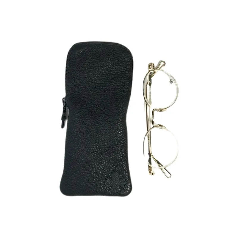 Chrome Hearts Metal Oval Eyeglass Frames Unisex Gold-3