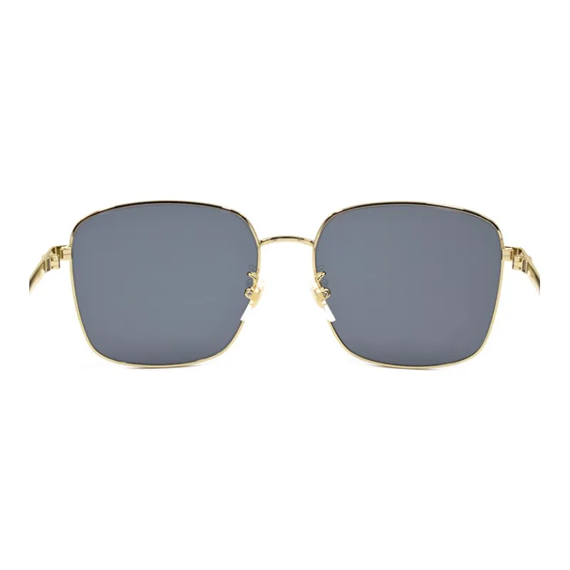 GUCCI Metal Square Sunglasses Men's Gold-3