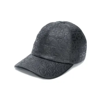 Ferragamo Gancini Leather Cap