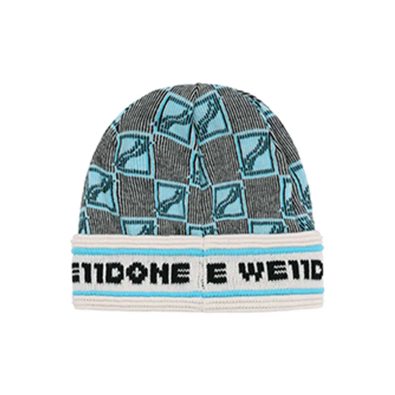 WE11DONE Beanies Unisex Blue-0