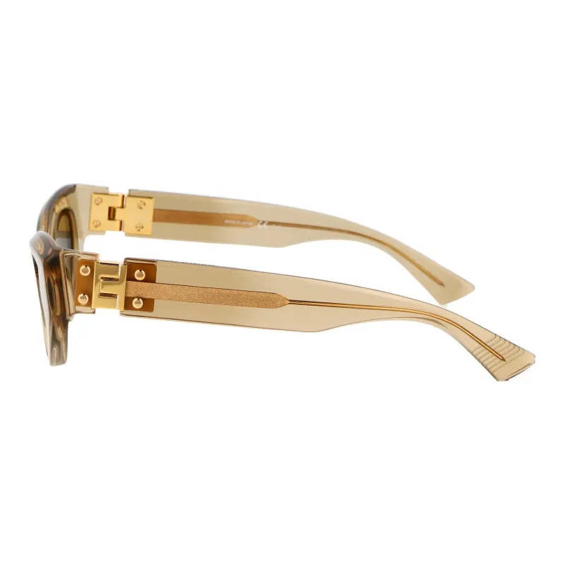 Bottega Veneta Straight Arm Cat Eye Frame Sunglasses-2