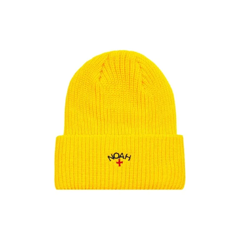 NOAH Beanies Unisex Yellow-0