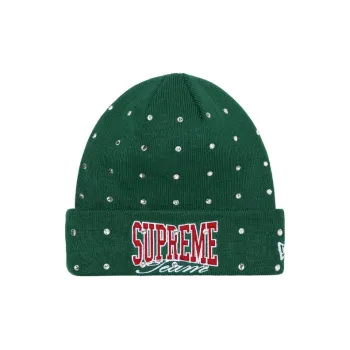 Supreme New Era Rhinestone Beanie