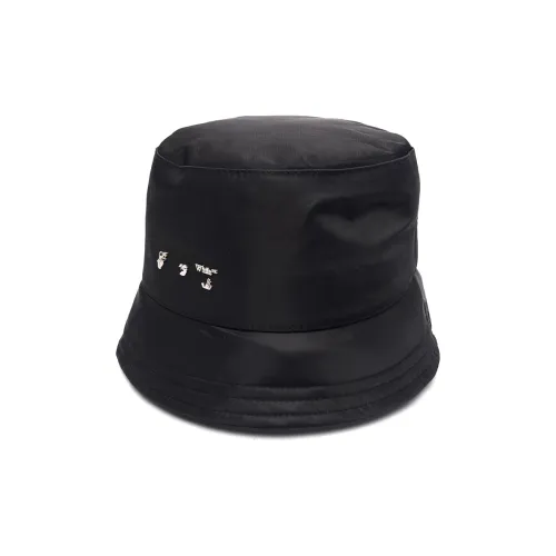 OFF-WHITE Bucket Hats Unisex Black