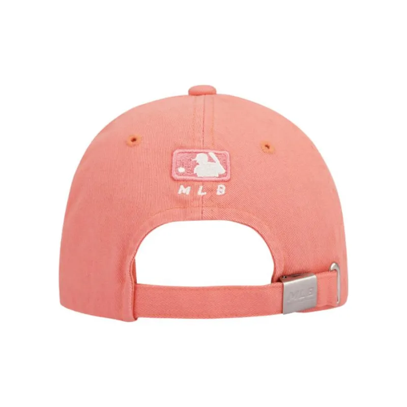 MLB New York Yankees Cotton Baseball Caps Kids' Pink Orange-4