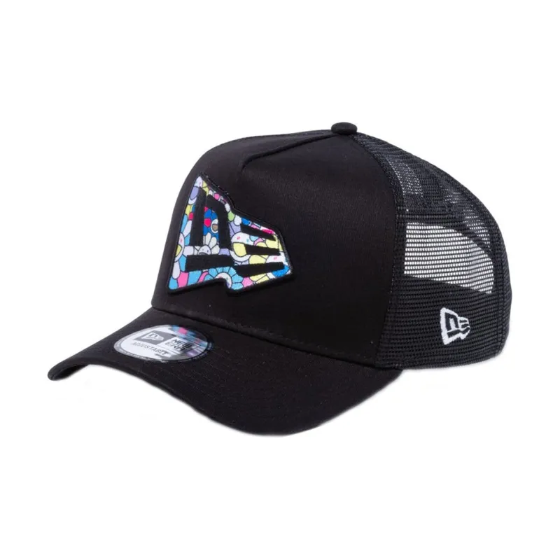 New Era X Takashi Murakami A Frame Trucker Flag 9Forty Hat-0