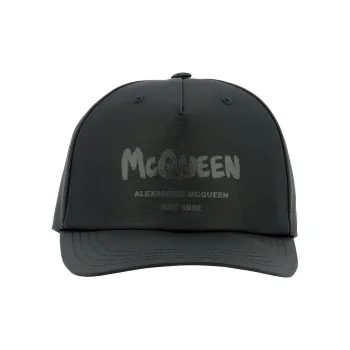 Alexander McQueen Logo Printed Baseball Cap