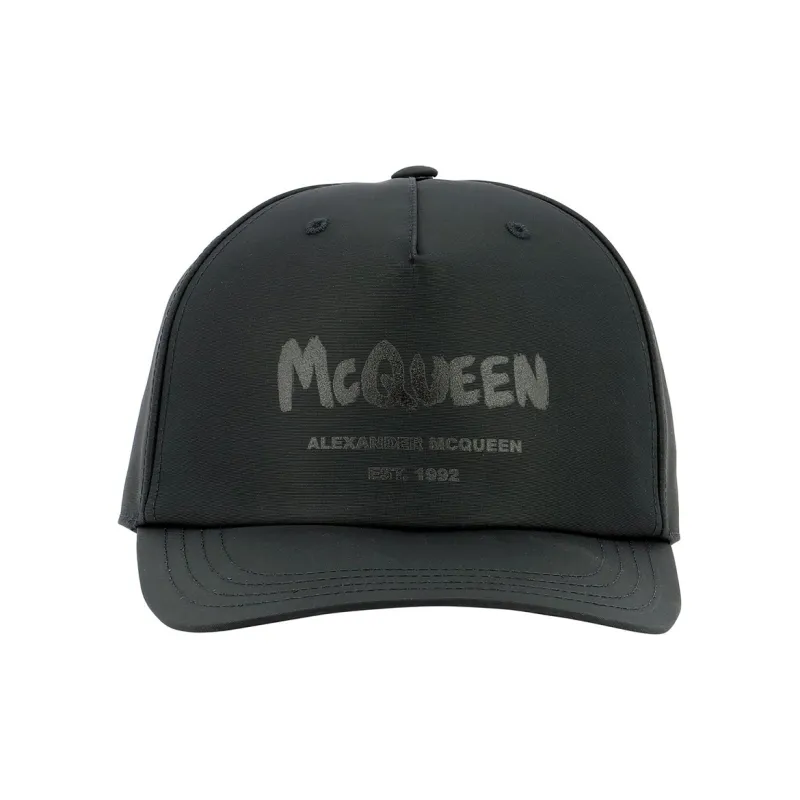 Alexander McQueen Logo Printed Baseball Cap-0