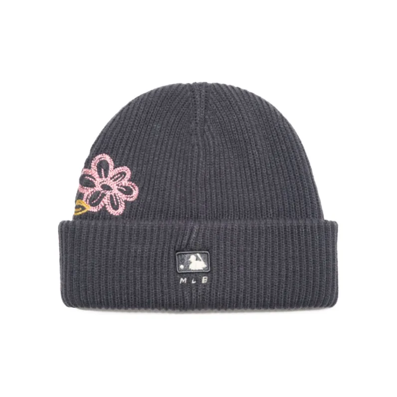 MLB Acrylic Beanies Unisex White/Black-1