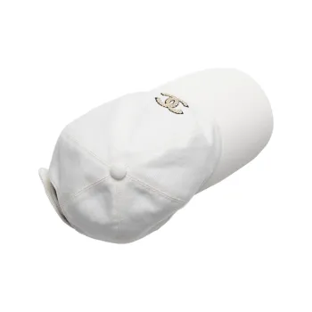 CHANEL Baseball Caps Unisex Ivory White
