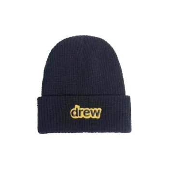 Drew House Acrylic Beanies Unisex Black