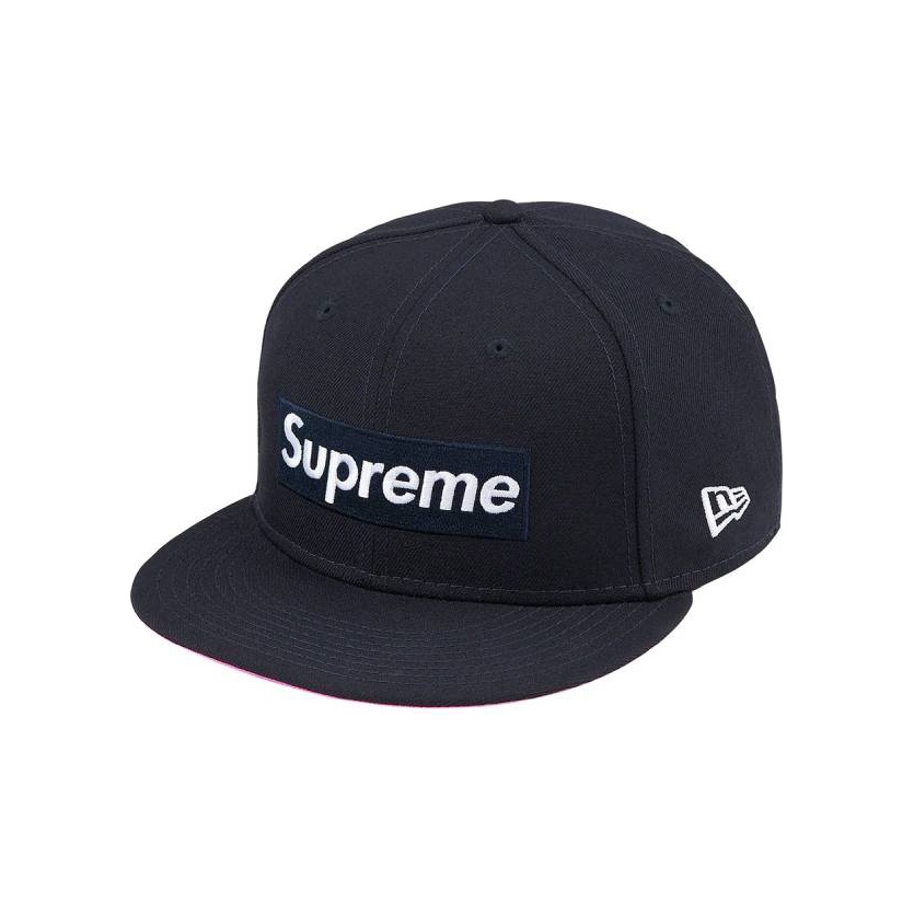 Supreme No Comp Box Logo New Era Black 7 1/4 Basic Packaging