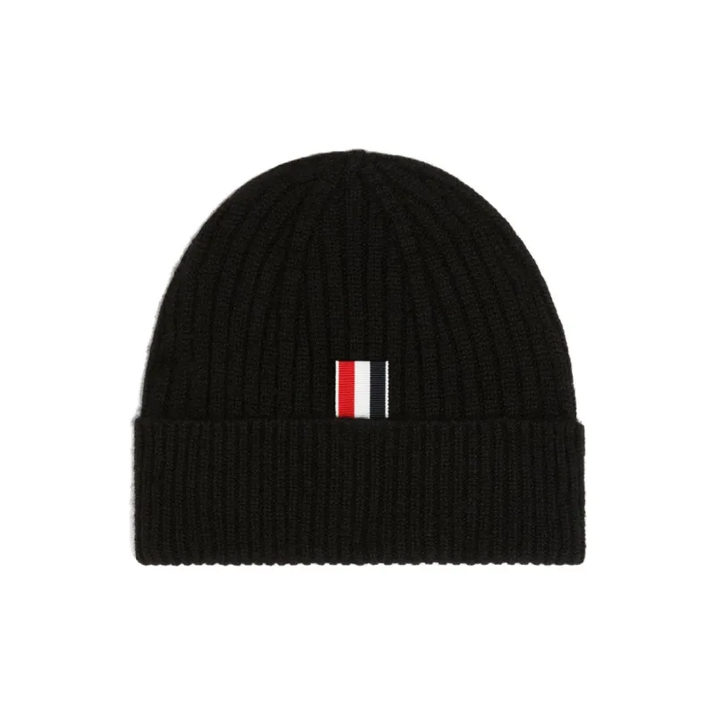 THOM BROWNE Striped Beanie-1