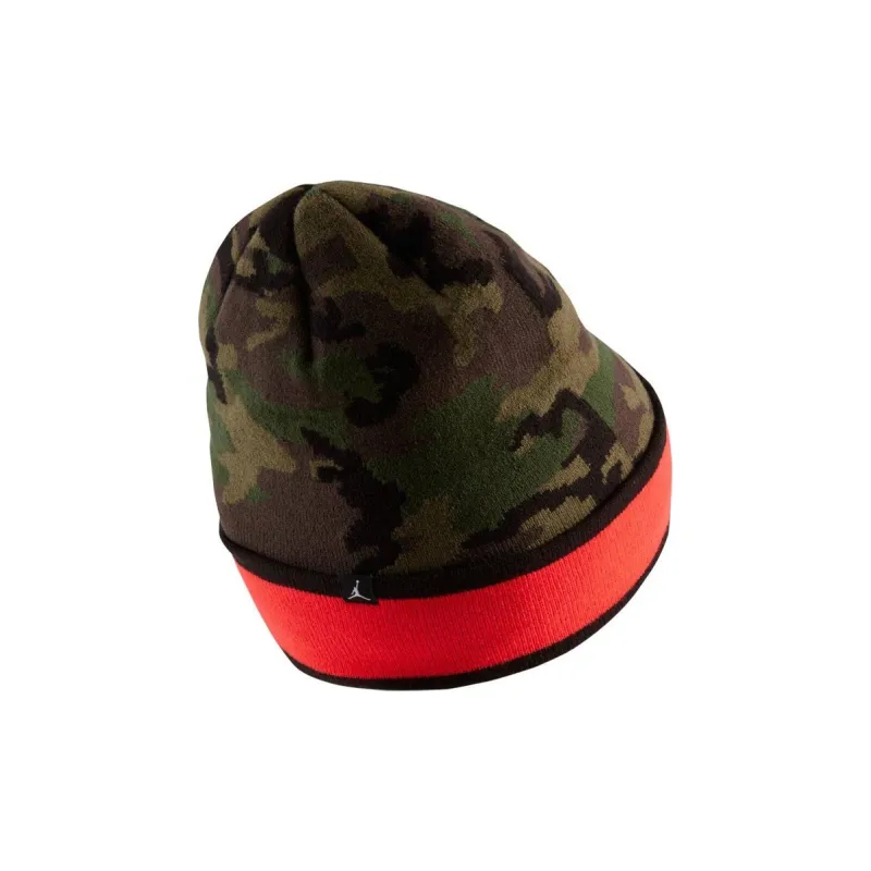 Jordan Beanies Unisex Army Green/Neon Orange-1