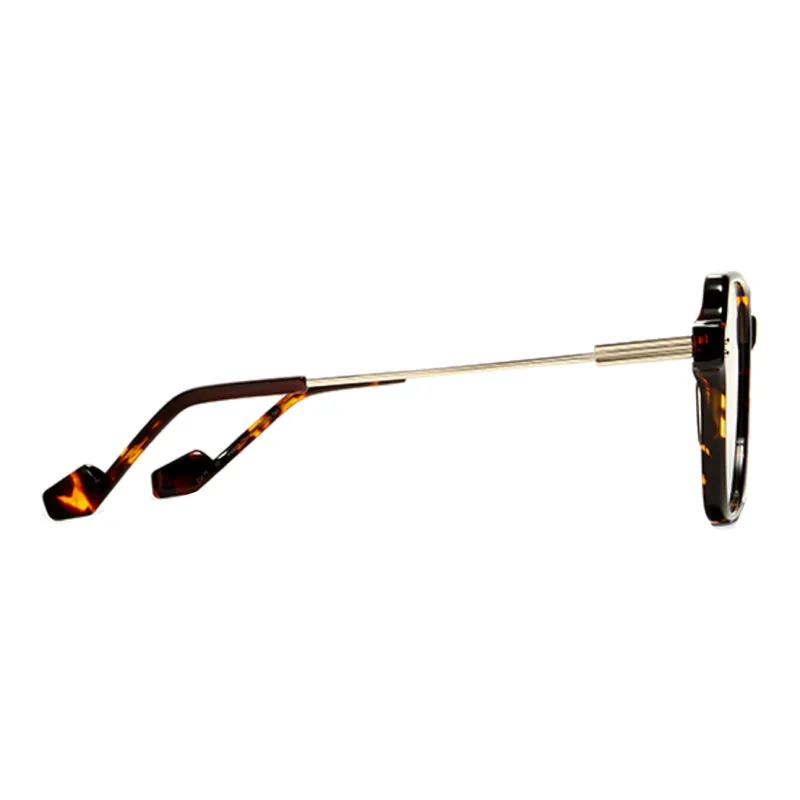 GENTLE MONSTER Metal Square Eyeglass Frames Unisex Tortoiseshell-2