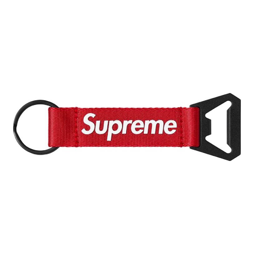 Supreme FW20 Webbing Keychain - sale Red