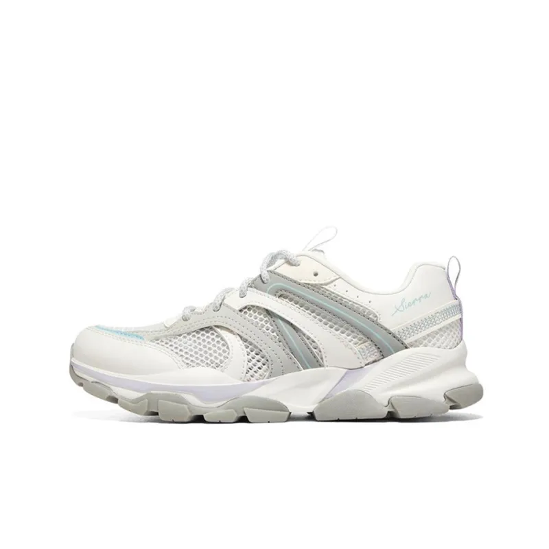 Skechers Sierra Cushioning Anti Slip And Wear Resistant Low Top Casual Shoes Women's White Multicolor-0