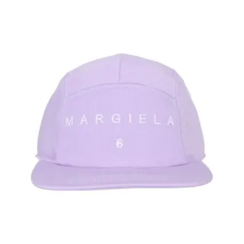 MM6 Maison Margiela Cotton Baseball Caps Women's Purple