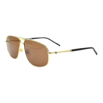 MONTBLANC Meisterstuck Sunglasses Men Gold/Brown