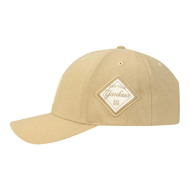 MLB Wool Blend Baseball Caps Unisex Light Khaki-2