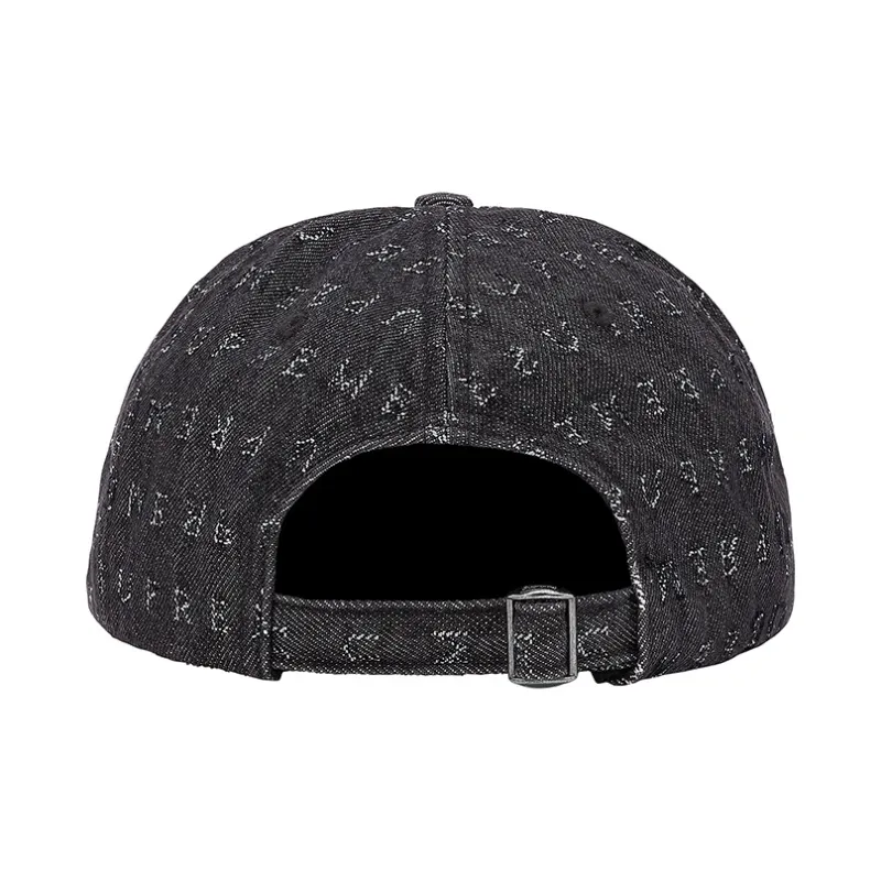 Supreme Jacquard Logos Denim Six Panel-1