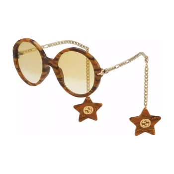 GUCCI Sunglasses Women's Light Yellow