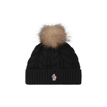 Moncler Pompom Knit Beanie Hat