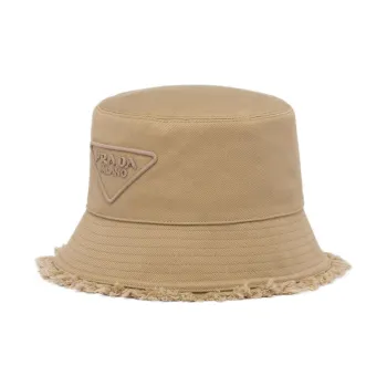 PRADA Triangle-logo Bucket Hat