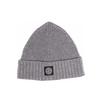 STONE ISLAND Compass Patch Knitted Beanie
