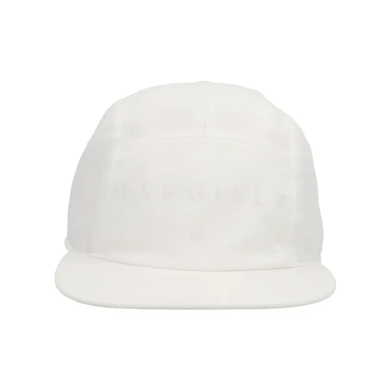 MM6 Maison Margiela Logo Embroidered Adjustable Trucker Cap-0