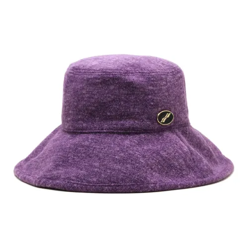 WE11DONE Bucket Hats Unisex Purple