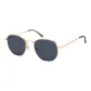 Gold Frame with Black Gray Lens[Polarized]