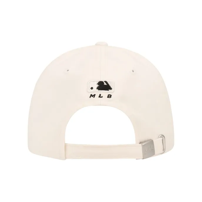 MLB Cotton Baseball Caps CP77 Unisex Ivory-4