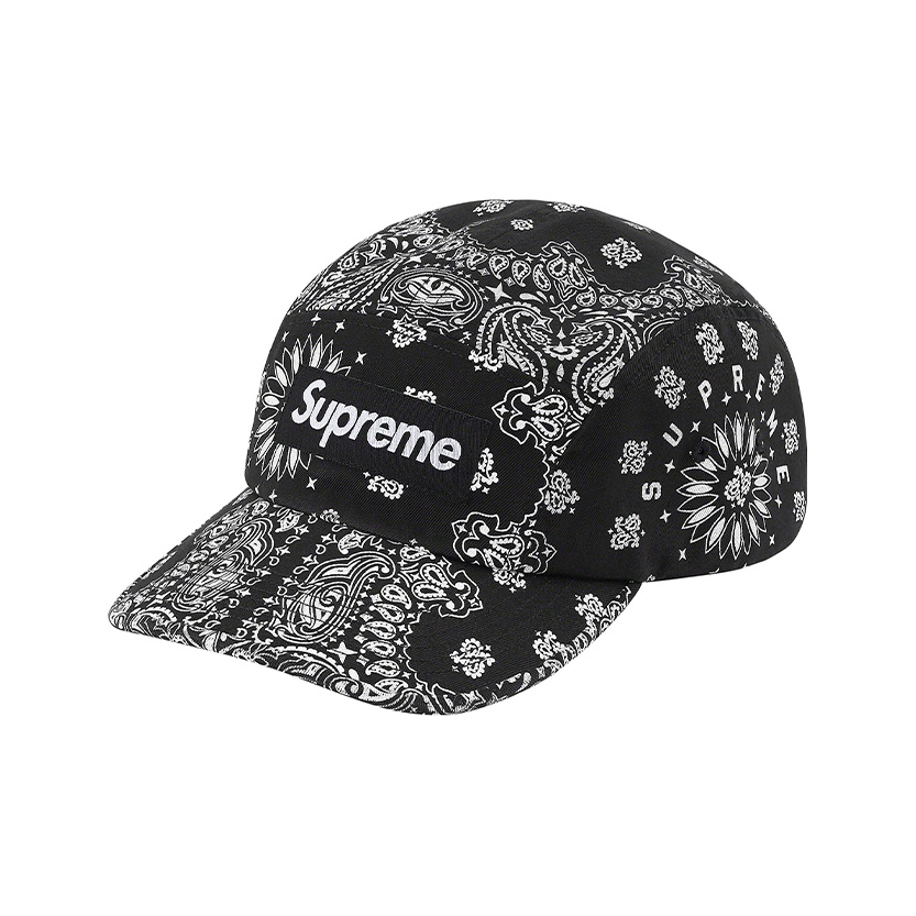 Supreme Brushed Cordura Camp Cap Black One Size Basic