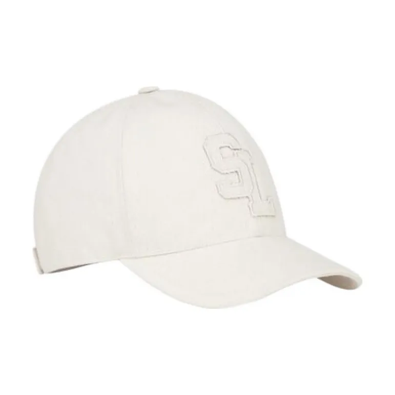 SAINT LAURENT Logo Patch Baseball Cap-1