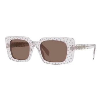 CELINE Sunglasses Women's Pink Transparent