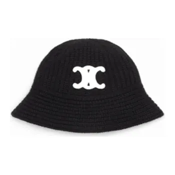 CELINE Triomphe Cloche Beanie In Cashmere