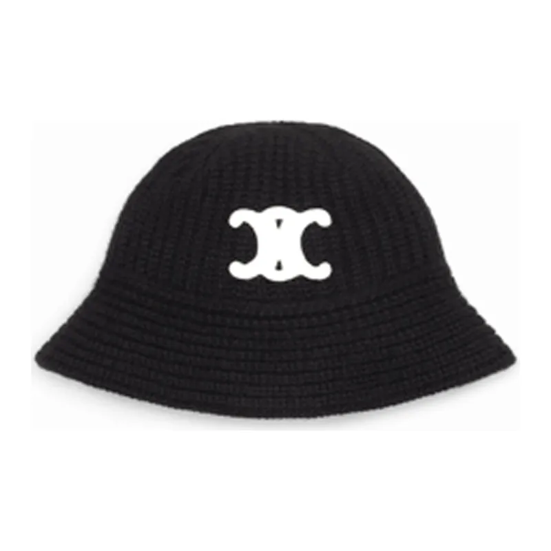 CELINE Triomphe Cloche Beanie In Cashmere-0