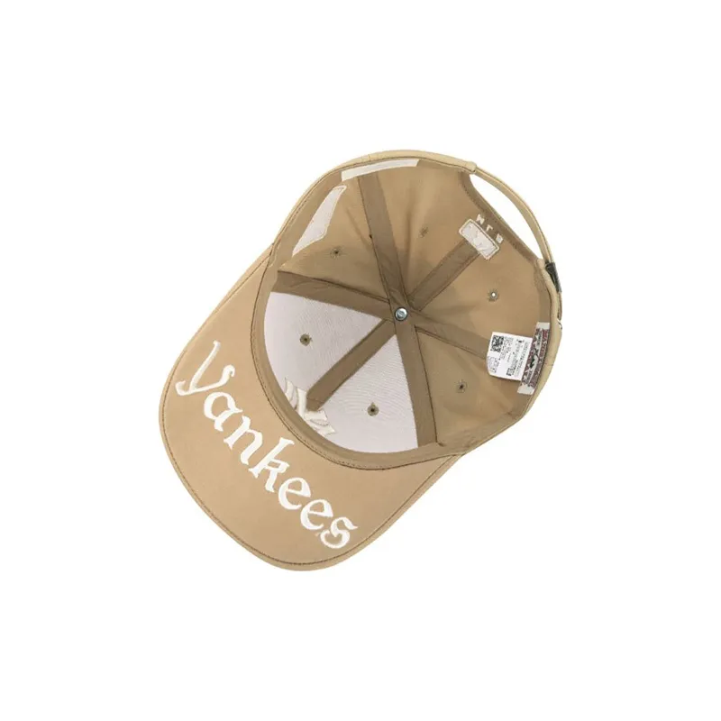 MLB Wool Blend Baseball Caps Unisex Light Khaki-5