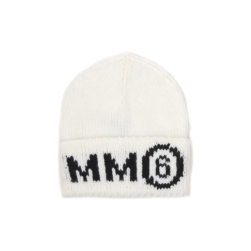 Maison Margiela Logo Knit Beanie-0