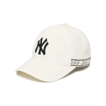 MLB Cotton Baseball Caps Unisex White