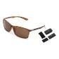 Floral Frame with Tea Brown Lens