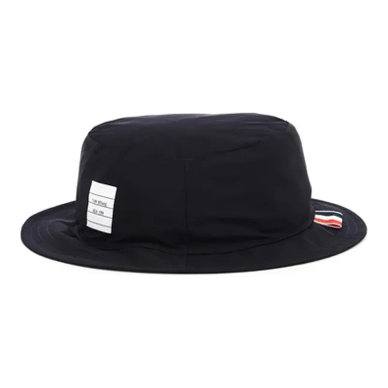 THOM BROWNE Bucket Hats Unisex Marine Blue-2
