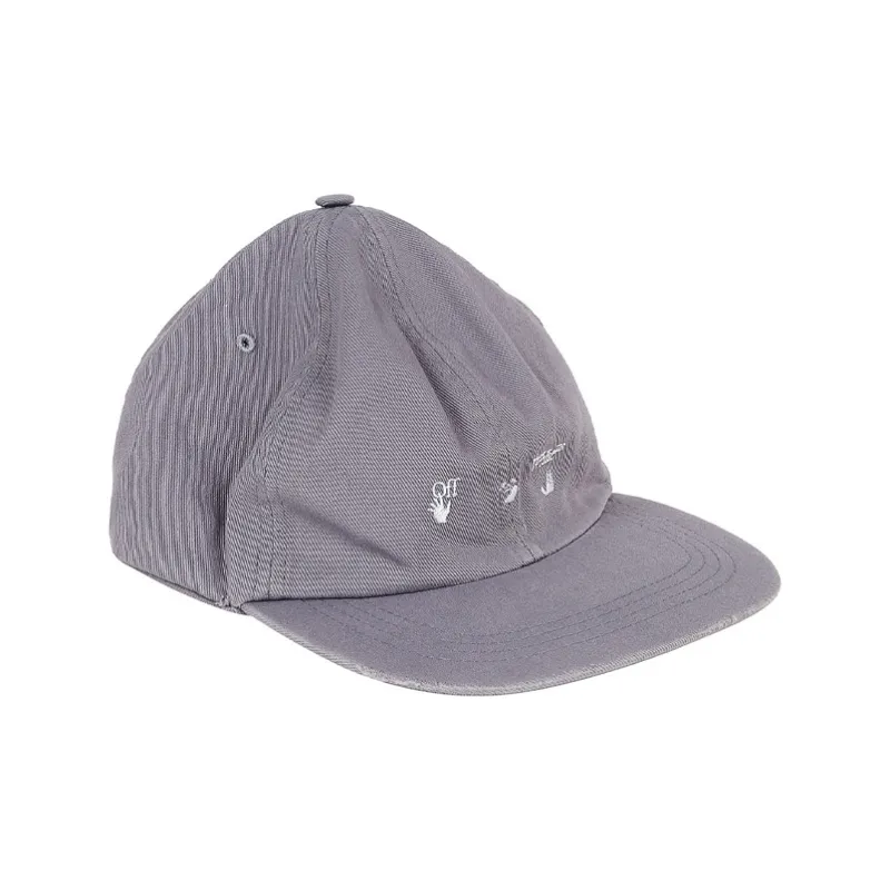 OFF WHITE Baseball Cap Unisex Gray-2