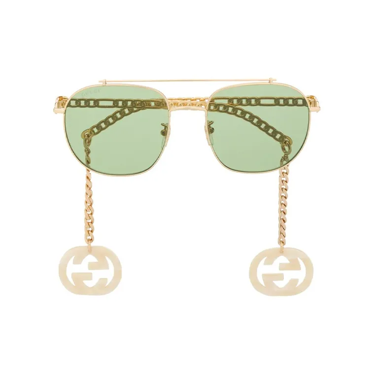 GUCCI Sunglasses Women's Green-1