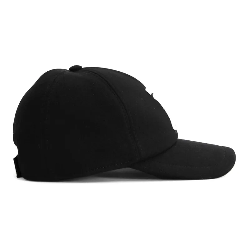 Burberry Cotton Baseball Cap Unisex Black-2