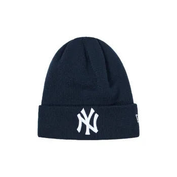 New Era Plush Yarn Beanies Unisex Black